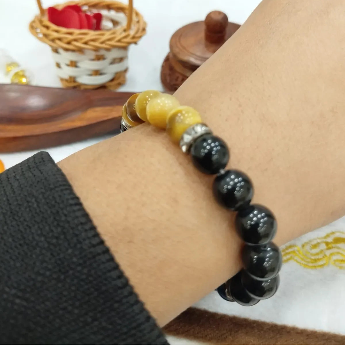 Multicolour Premium 4 Chakra Emotional Mental Well Being Bracelet For Men & Women