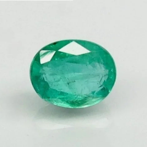 Natural Emerald | 85H00| Govt. Lab Certified | Oval Mixed Cut | Green Report No.7876D31505