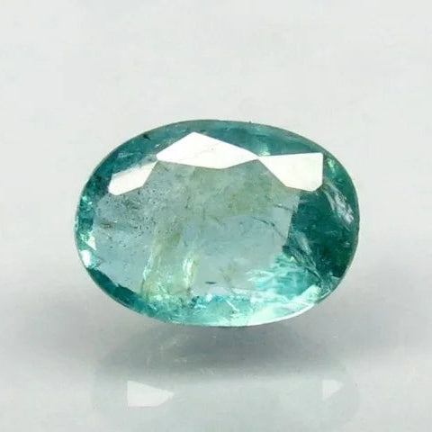 Natural Emerald |40H00| Govt. Lab Certified | Oval Mixed Cut | Green Report No.9498D38444