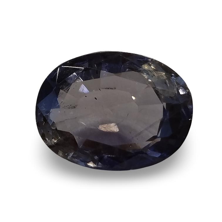 Natural Iolite | Govt. Lab Certified | Oval | Blue with Certificate No.: IGCDKBAJ44624