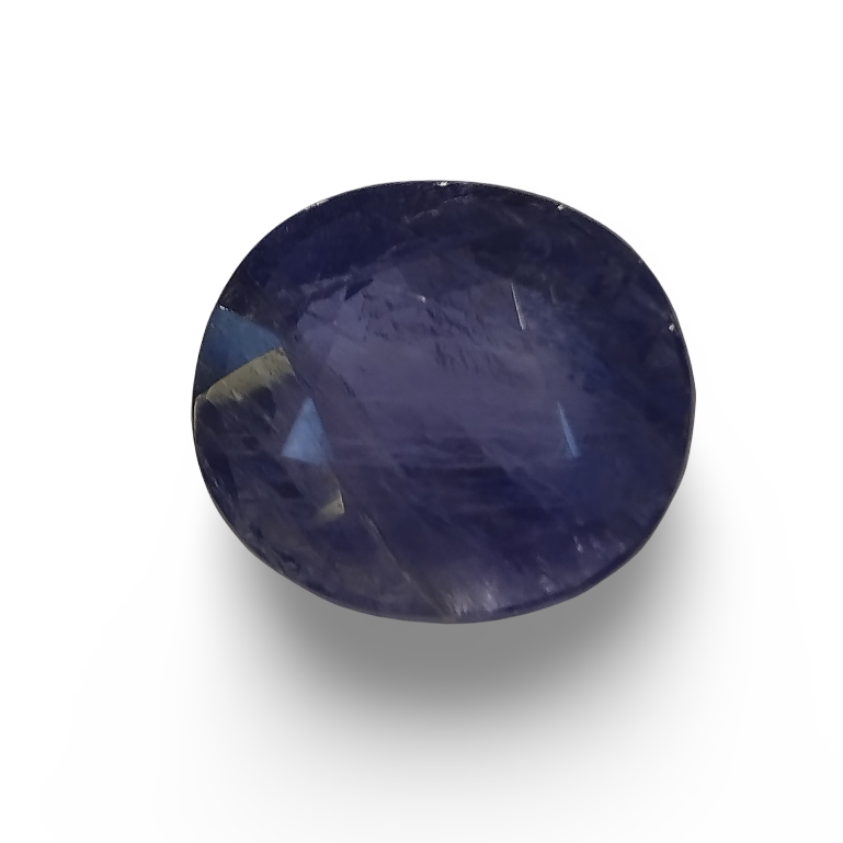 Natural Iolite | Govt. Lab Certified | Oval | Blue with Certificate No.: IGCDKBAJ44622