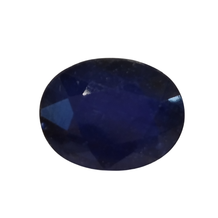 Natural Iolite | Govt. Lab Certified | Oval | Blue with Certificate No.: IGCDKBAJ44777