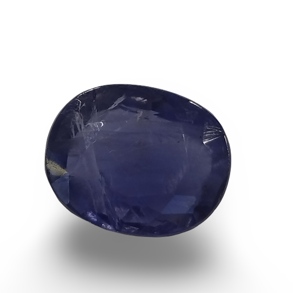 Natural Iolite | Govt. Lab Certified | Round | Blue with Certificate No.: IGCDKBAJ44628