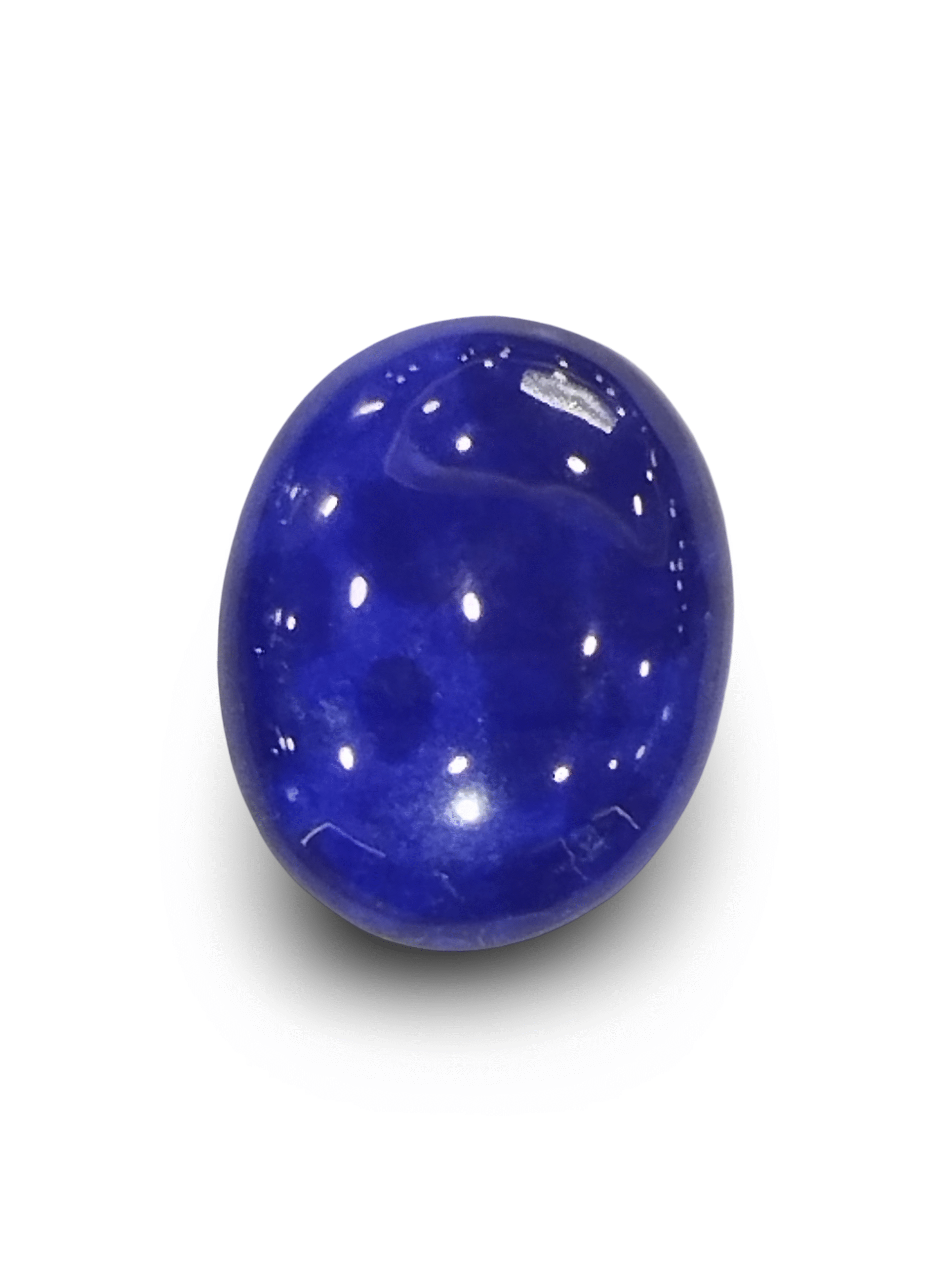 Natural Lapis Lazuli |1H20| Oval Cabochon | Deep Royal Blue with Pyrite | Certified by IGC Certificate No.: IGCDKBAJ42484