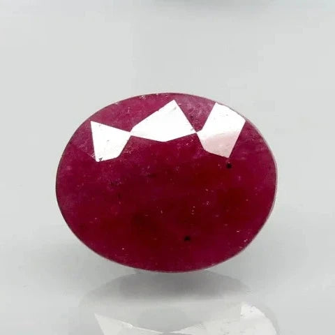 Natural Purplish Red Ruby |12H00|Certified Unheated | Oval Mixed Cut Report No. 9498D38413