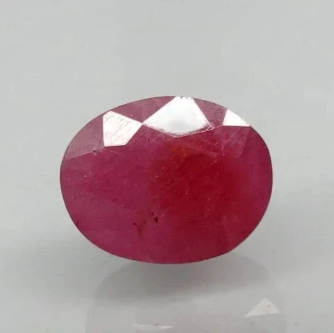 Natural Purplish Red Ruby | Certified Unheated | Oval Mixed Cut Report No. 9498D38423