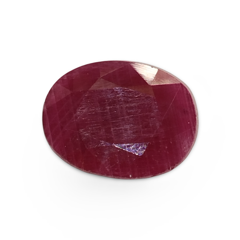 Natural Ruby |8H50| Certified Red Oval Corundum Gemstone No.: IGCDKBAJ47504