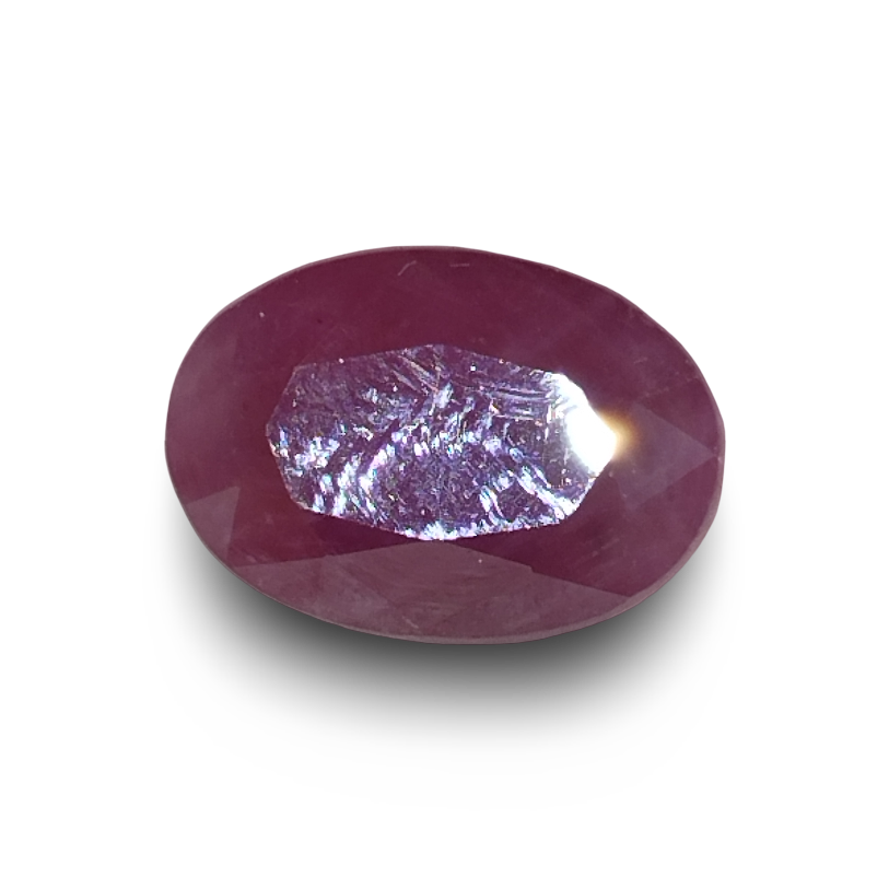 Natural Ruby |5H50| Certified Red Oval Mix Corundum Gemstone No.: IGCDKBAJ41385