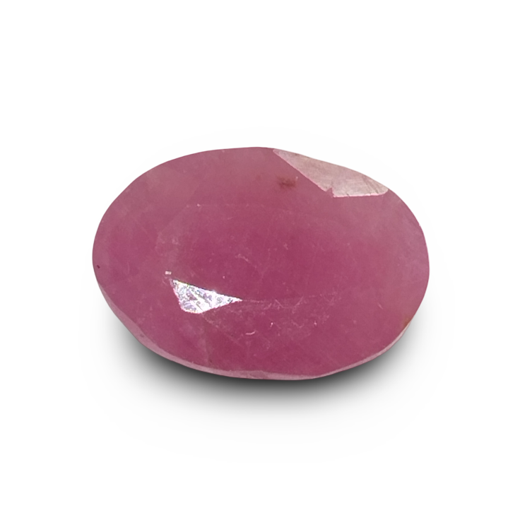 Natural Ruby |5H50| Oval Cut | Deep Red Color | Certificate No.: IGCDKBAJ44822