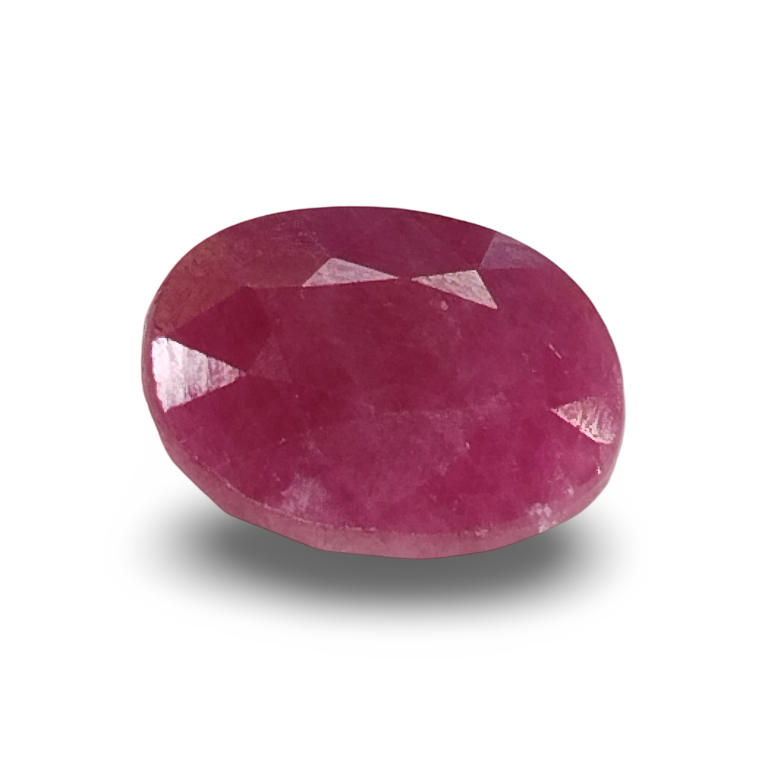 Natural Ruby |5H50| Oval Cut | Deep Red Color | IGC Certified No.: IGCDKBAJ47511