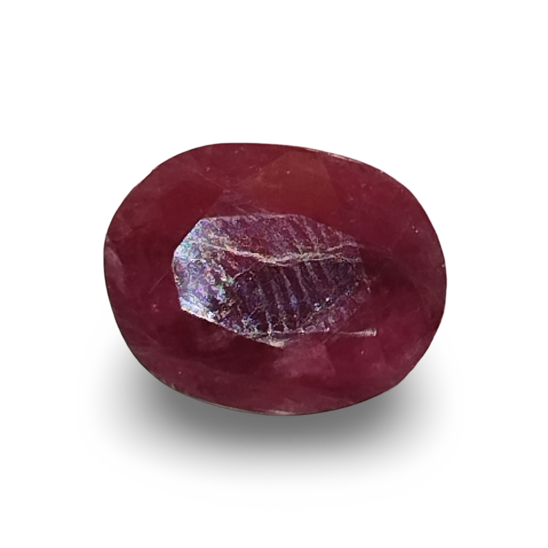 Natural Ruby |5H50| Oval Cut | IGC Certified Number: IGCDKBAJ44842