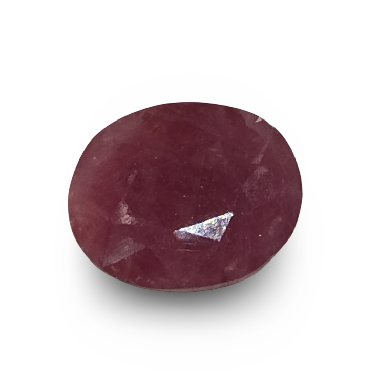 Natural Ruby | Oval Cut | Rich Red | Certified by IGC No.: IGCDKBAJ44818