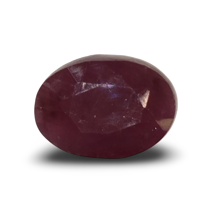Natural Ruby |5H50| Oval Mix Cut | Deep Red Gemstone | IGC Certified No.: IGCDKBAJ41399
