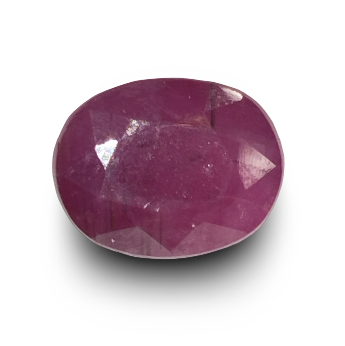 Natural Ruby |5H50| Oval Mix Cut | IGC Certified | Deep Red Gemstone No.: IGCDKBAJ41393