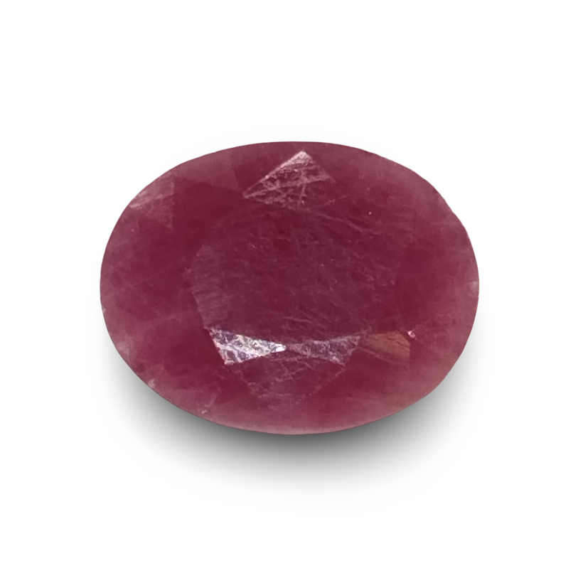 Natural Ruby |8H50| Oval Mix Cut | IGC Certified Number: IGCDKBAJ42662
