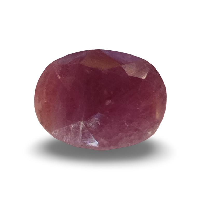 Natural Ruby Gemstone | Oval Cut | Deep Red Hue | IGC Certified IGCDKBAJ44829