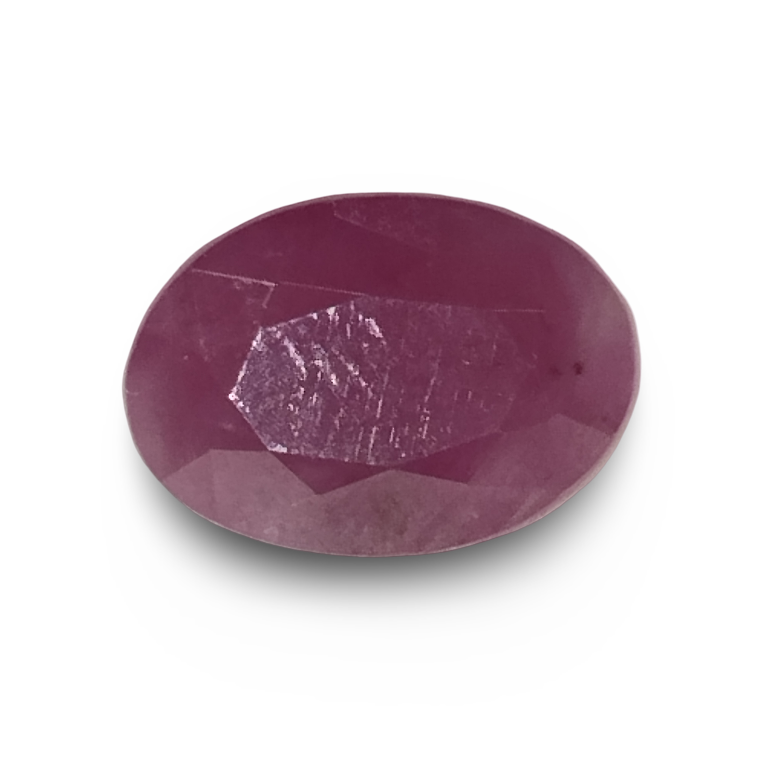 Natural Ruby |5H50 | Oval Mix Cut | IGC Certified | Elegant Red Hue No.: IGCDKBAJ41391
