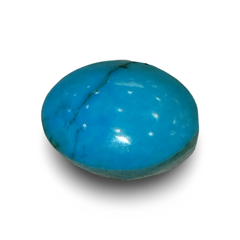 Natural Turquoise | Certified | Oval Cut | Sea Blue Certificate No.: IGCDKBAJ48348