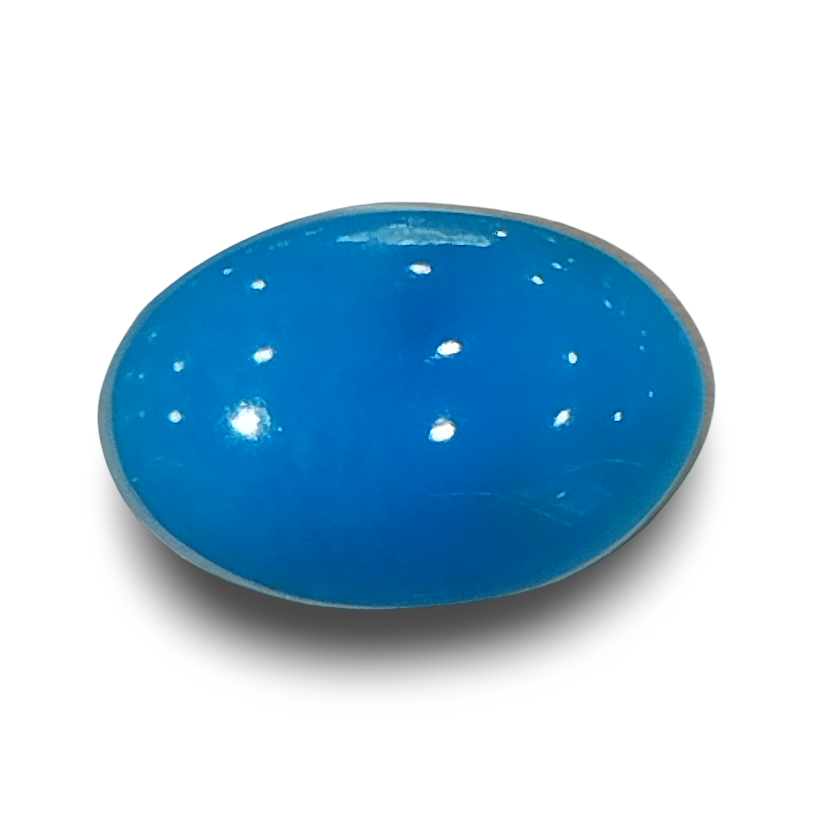 Natural Turquoise | Certified | Oval Cut | Sea Blue Certificate No.: IGCDKBAJ44685
