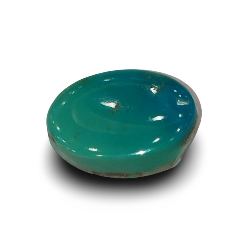 Natural Turquoise | Certified Sea Blue Oval Gemstone Certificate No.: IGCDKBAJ44700