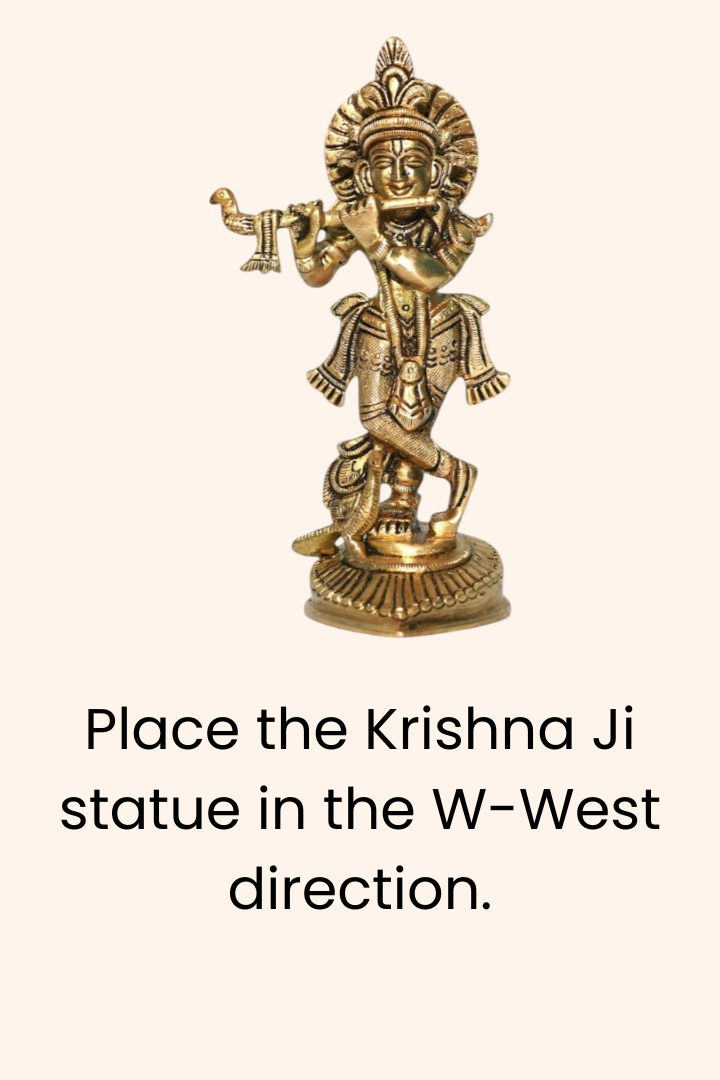 Destiny Star Stores BRASS KRISHNA JI STATUE