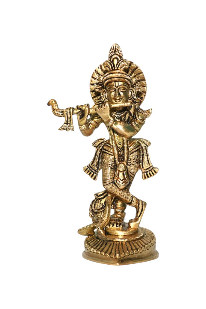 Destiny Star Stores BRASS KRISHNA JI STATUE