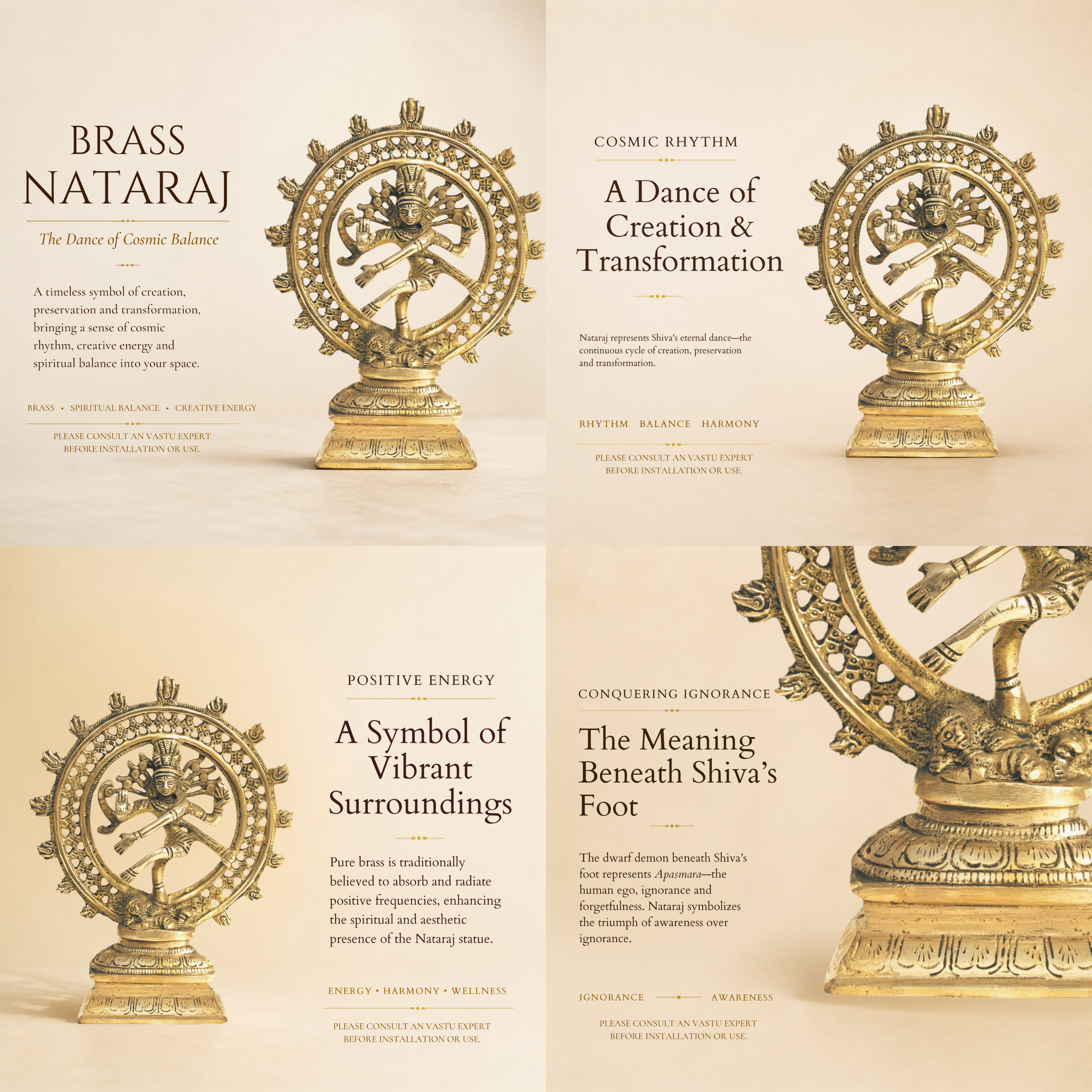 Destiny Star Stores BRASS NATRAJ JI