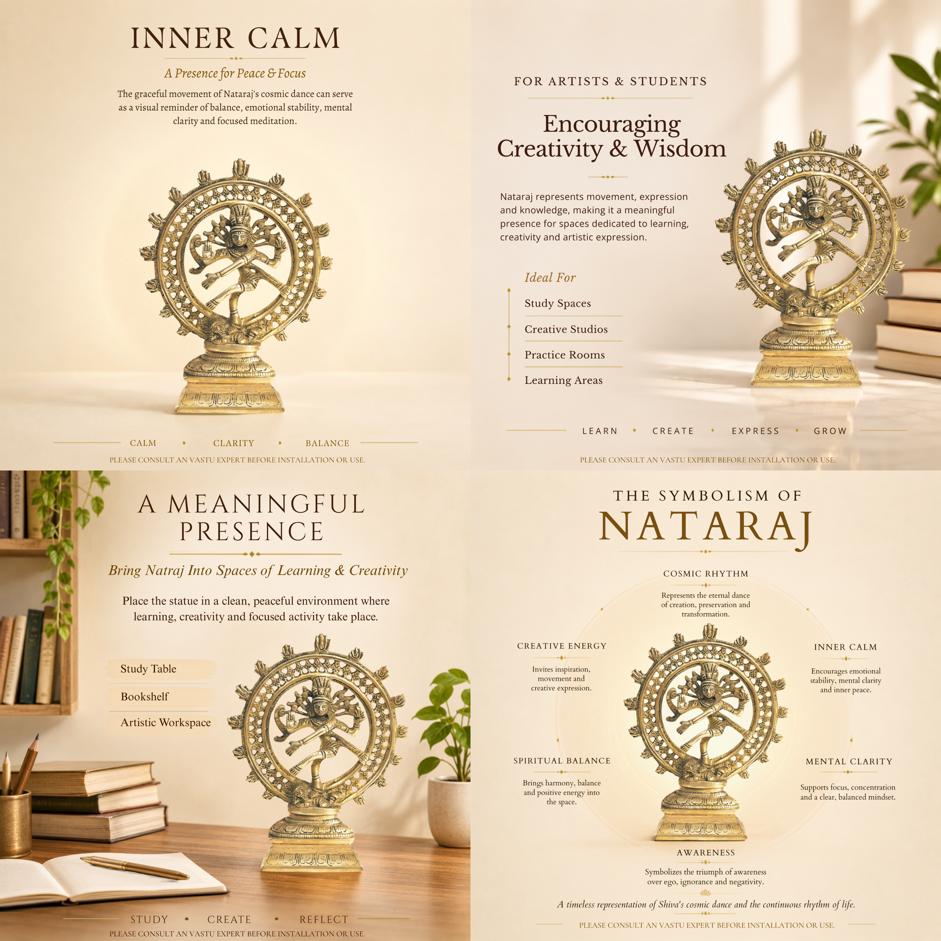 Destiny Star Stores BRASS NATRAJ JI