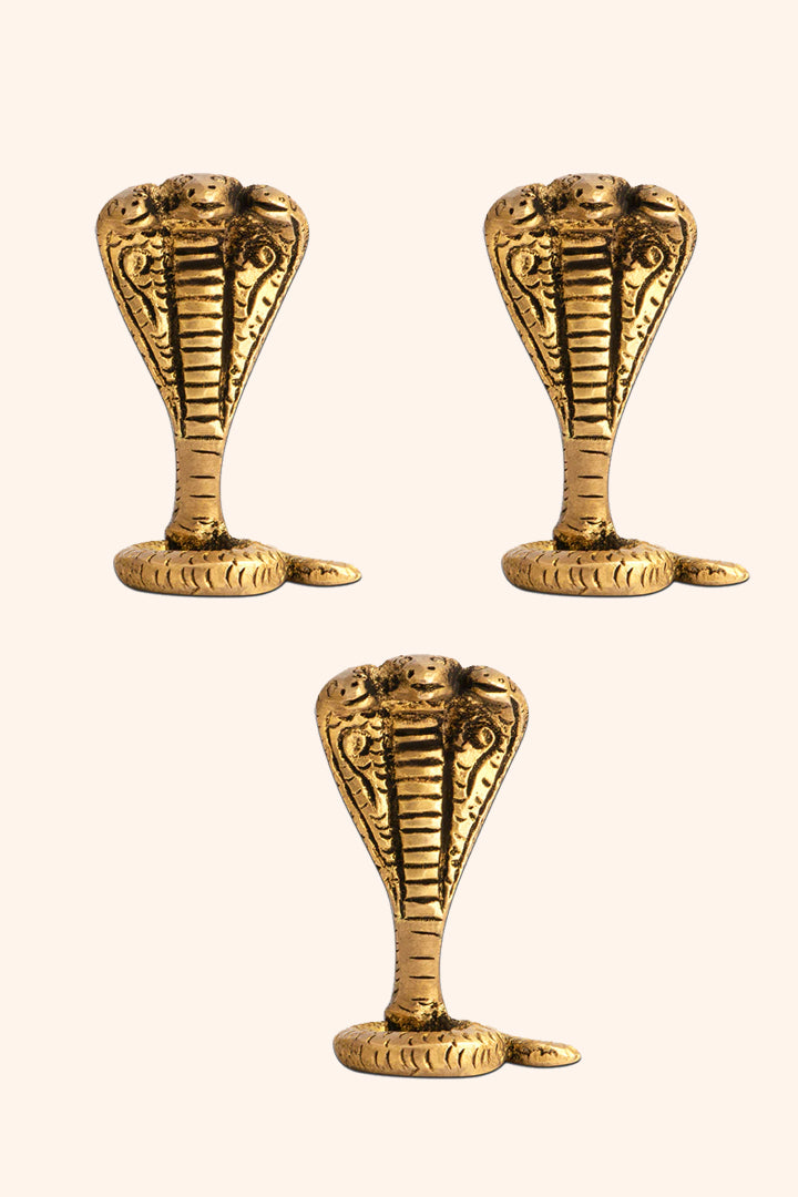 Destiny Star Stores BRASS SNAKE PACK OF 3