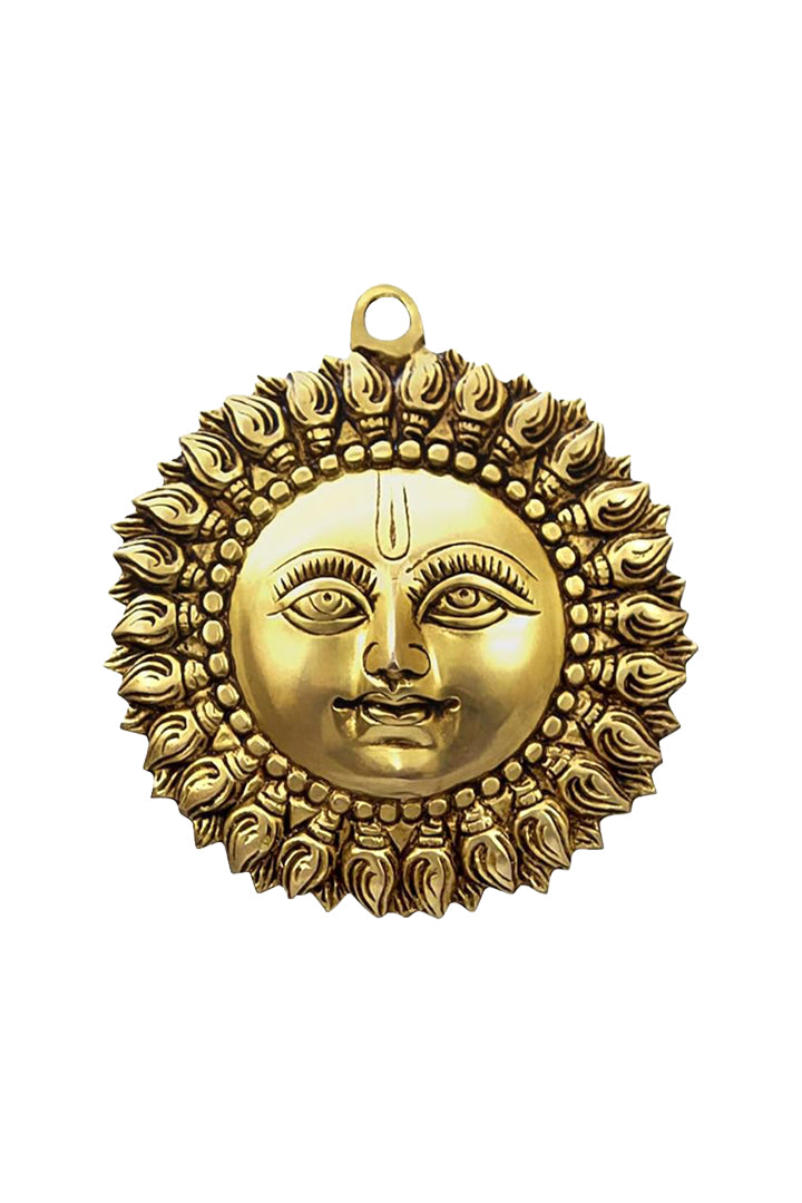 Destiny Star Stores BRASS SMALL SUN STATUE