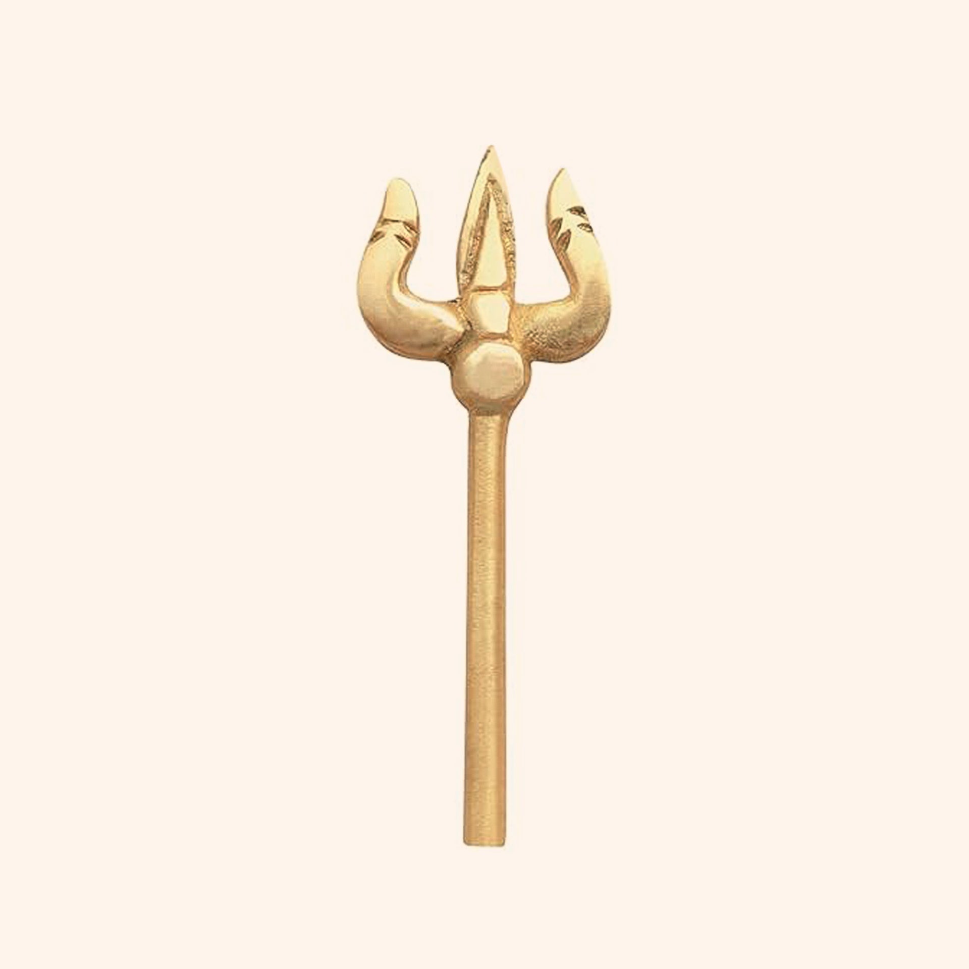 Destiny Star Stores BRASS TRISHUL STATUE PACK OF 3