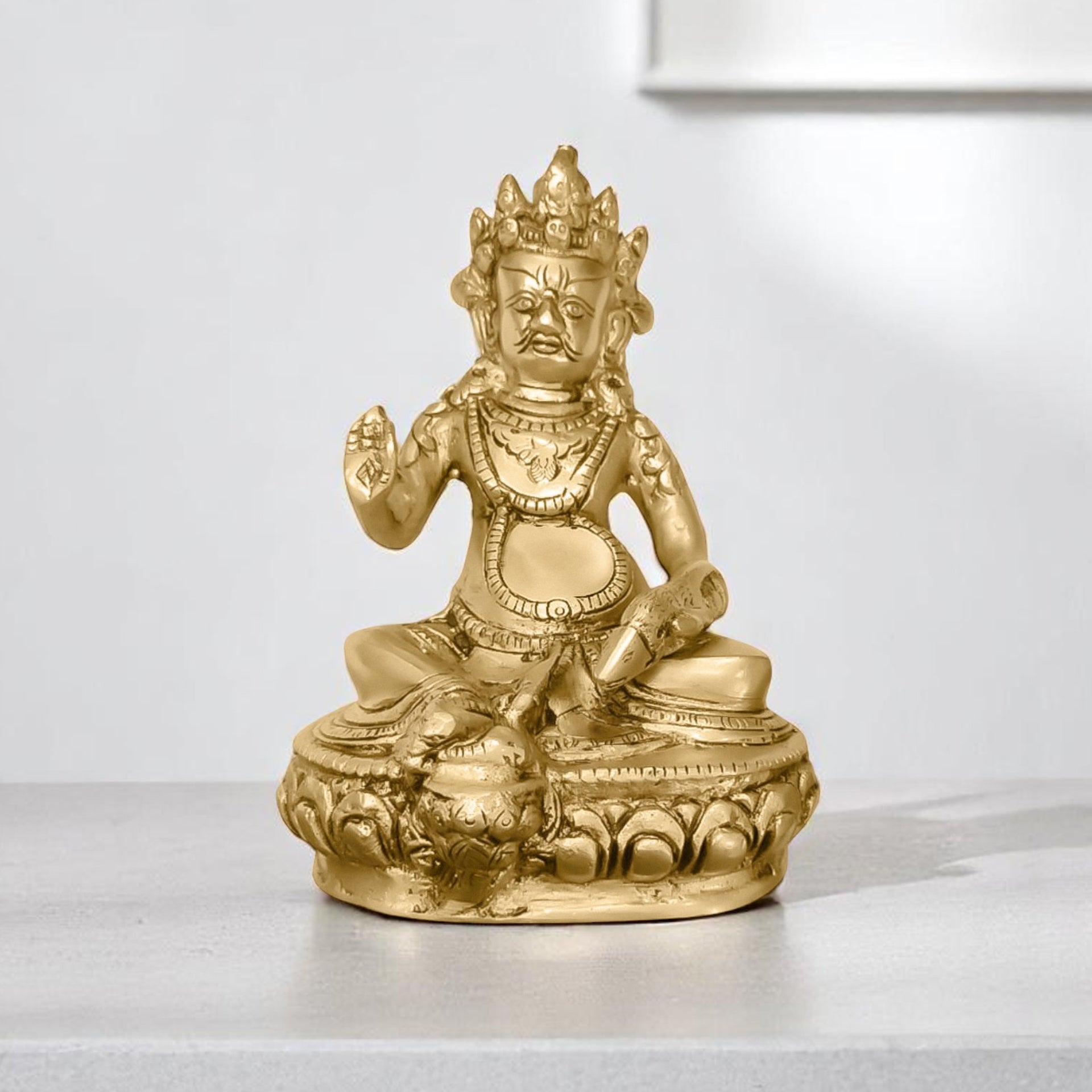 Destiny Star Stores BRASS KUBER JI 7 INCH (APPROX)