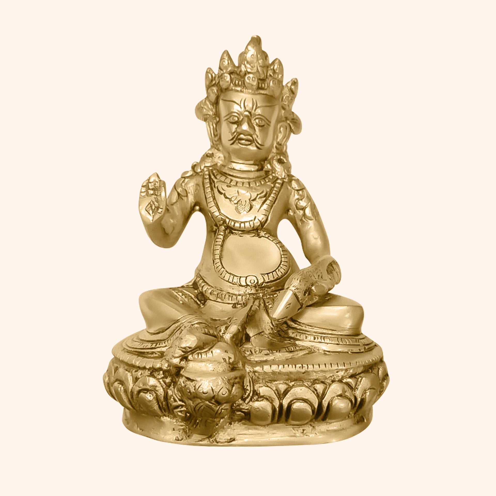 Destiny Star Stores BRASS KUBER JI 7 INCH (APPROX)