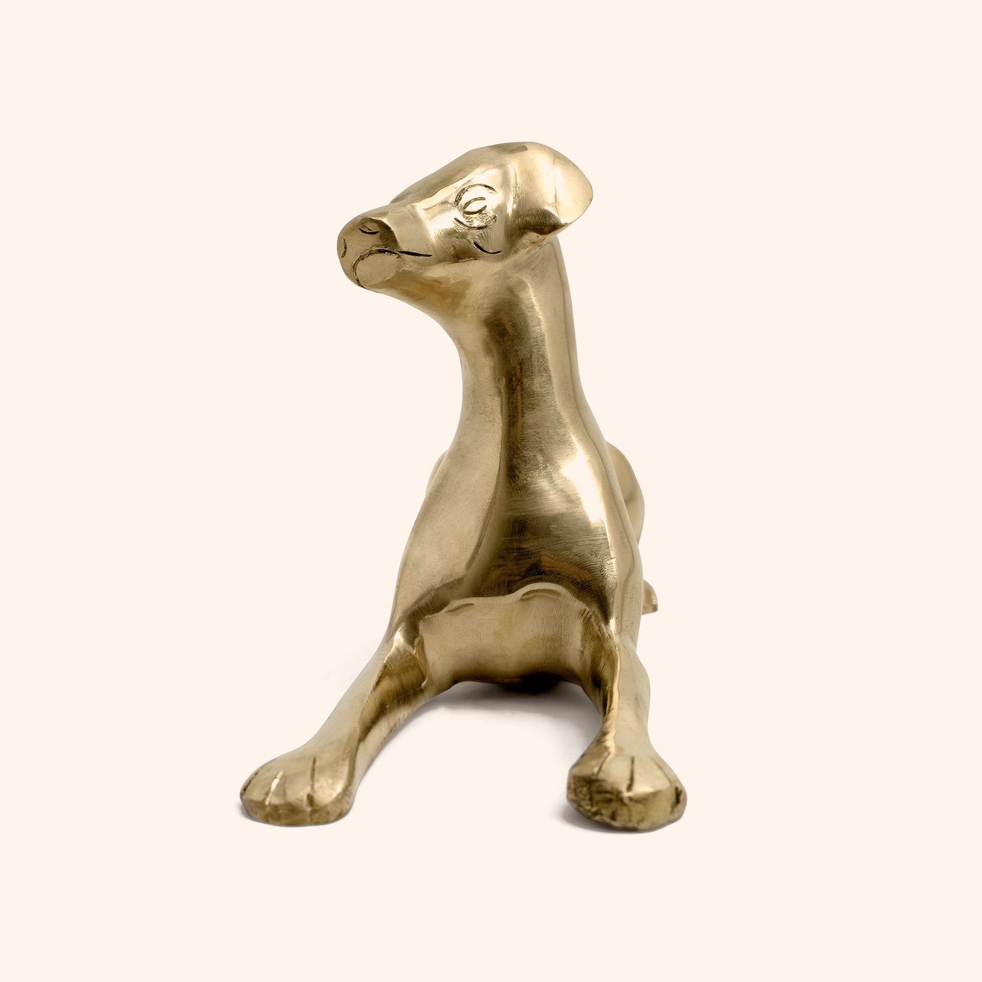 Destiny Star Stores BRASS DOG  STATUE