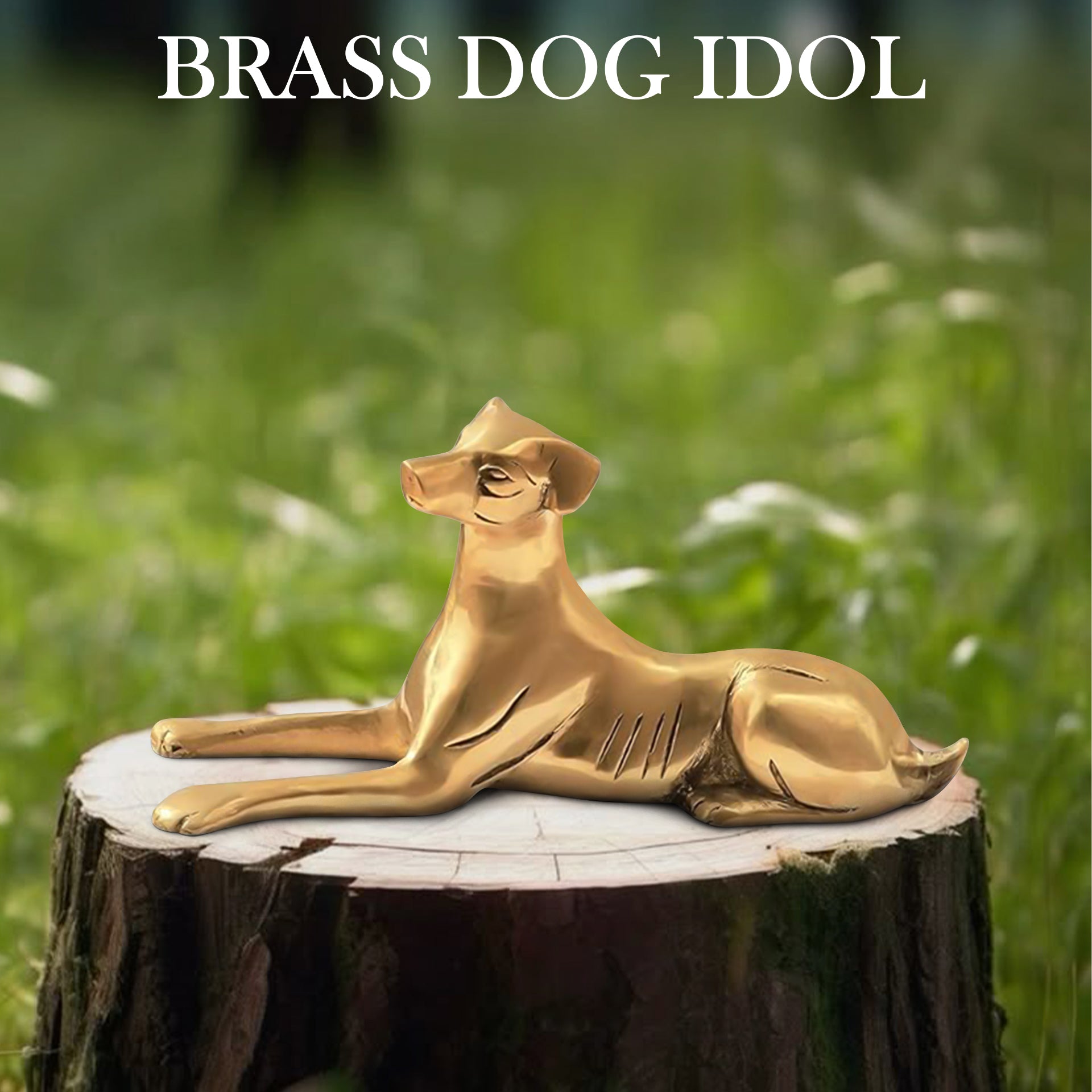 Destiny Star Stores BRASS DOG  STATUE