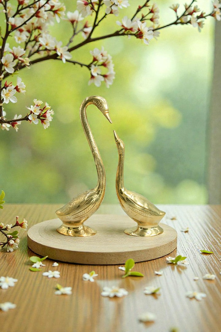 Destiny Star Stores BRASS SWAN PAIR