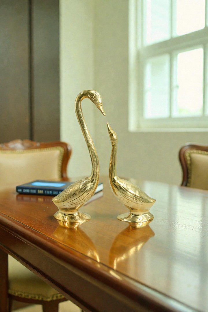 Destiny Star Stores BRASS SWAN PAIR