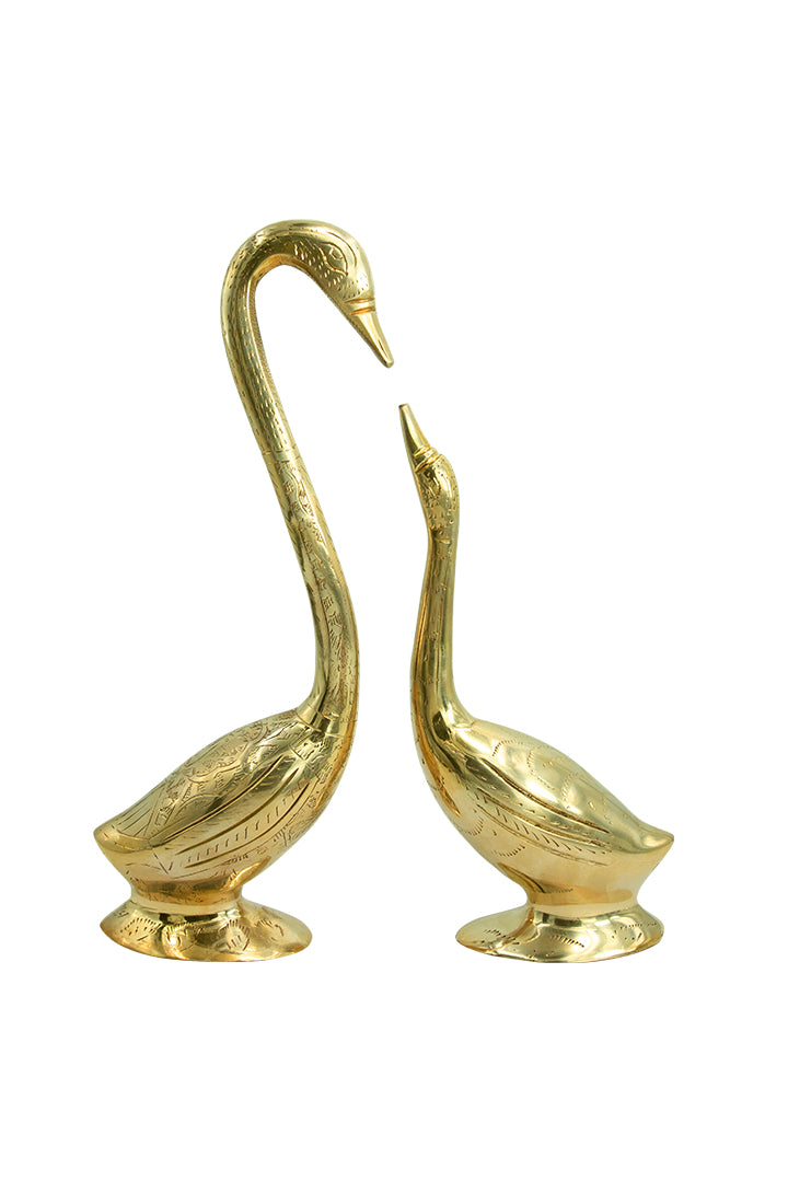 Destiny Star Stores BRASS SWAN PAIR