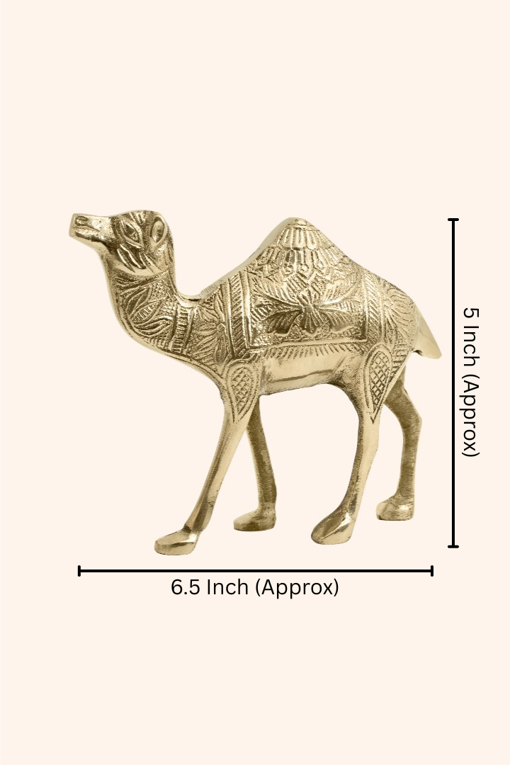 Destiny Star Stores BRASS DESIGN CAMEL STATUE