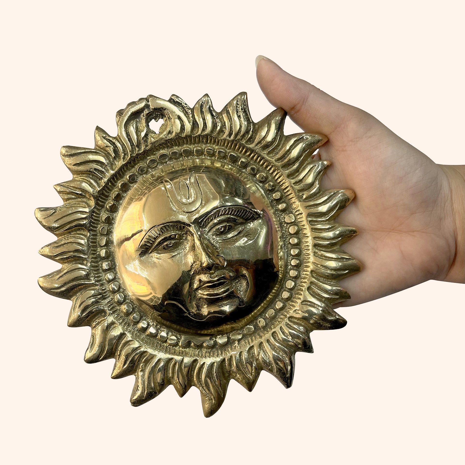 Destiny Star Stores BRASS NEW FACE SMALL SUN