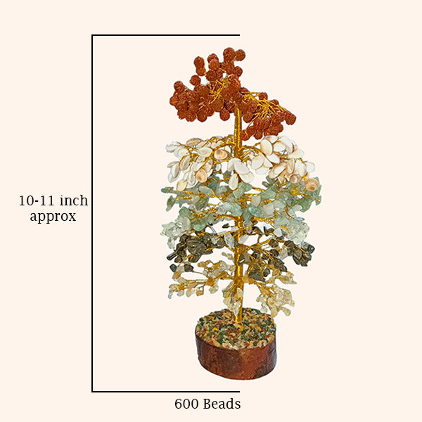 RED JESPER CRYSTAL TREE 300 BEADS -  Strength, Stability & Grounding Energy