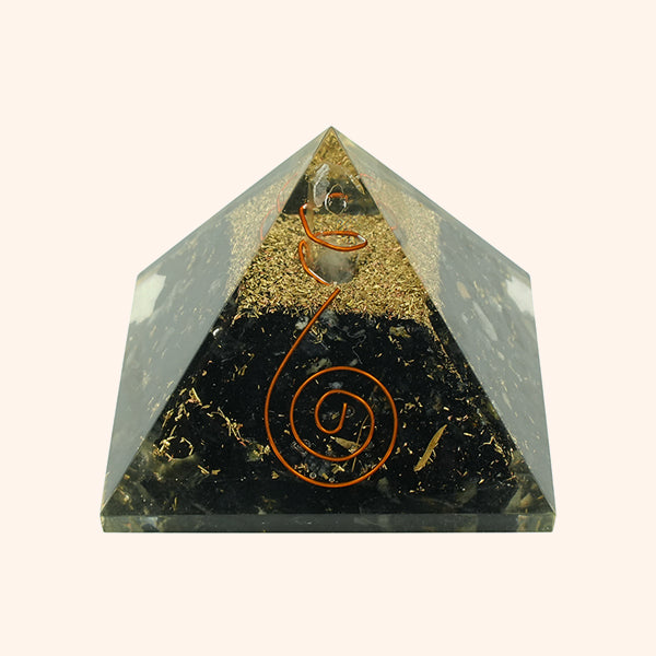 2 INCH BLACK TOURMALINE CRYSTAL PYRAMID - Protection, Balance & Positive Energy