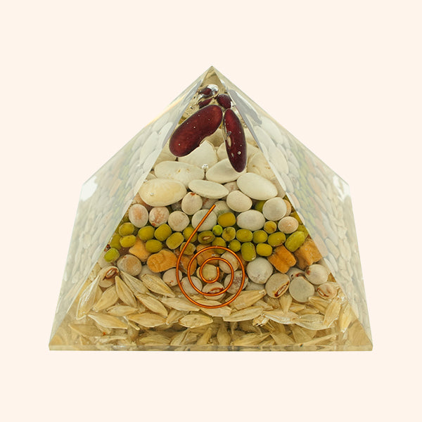 3 INCH ANNAPURNA CRYSTAL PYRAMID  – Abundance, Nourishment &amp; Prosperity