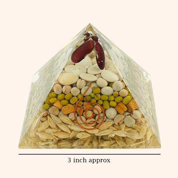 3 INCH ANNAPURNA CRYSTAL PYRAMID  – Abundance, Nourishment &amp; Prosperity
