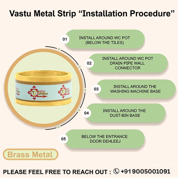 Destiny Star Stores 4 FEET 0.75 INCH  BRASS STRIP