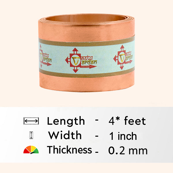 Destiny Star Stores 4 FEET 1 INCH COPPER STRIP