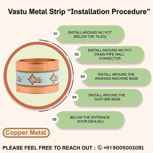 Destiny Star Stores 4 FEET 1 INCH COPPER STRIP