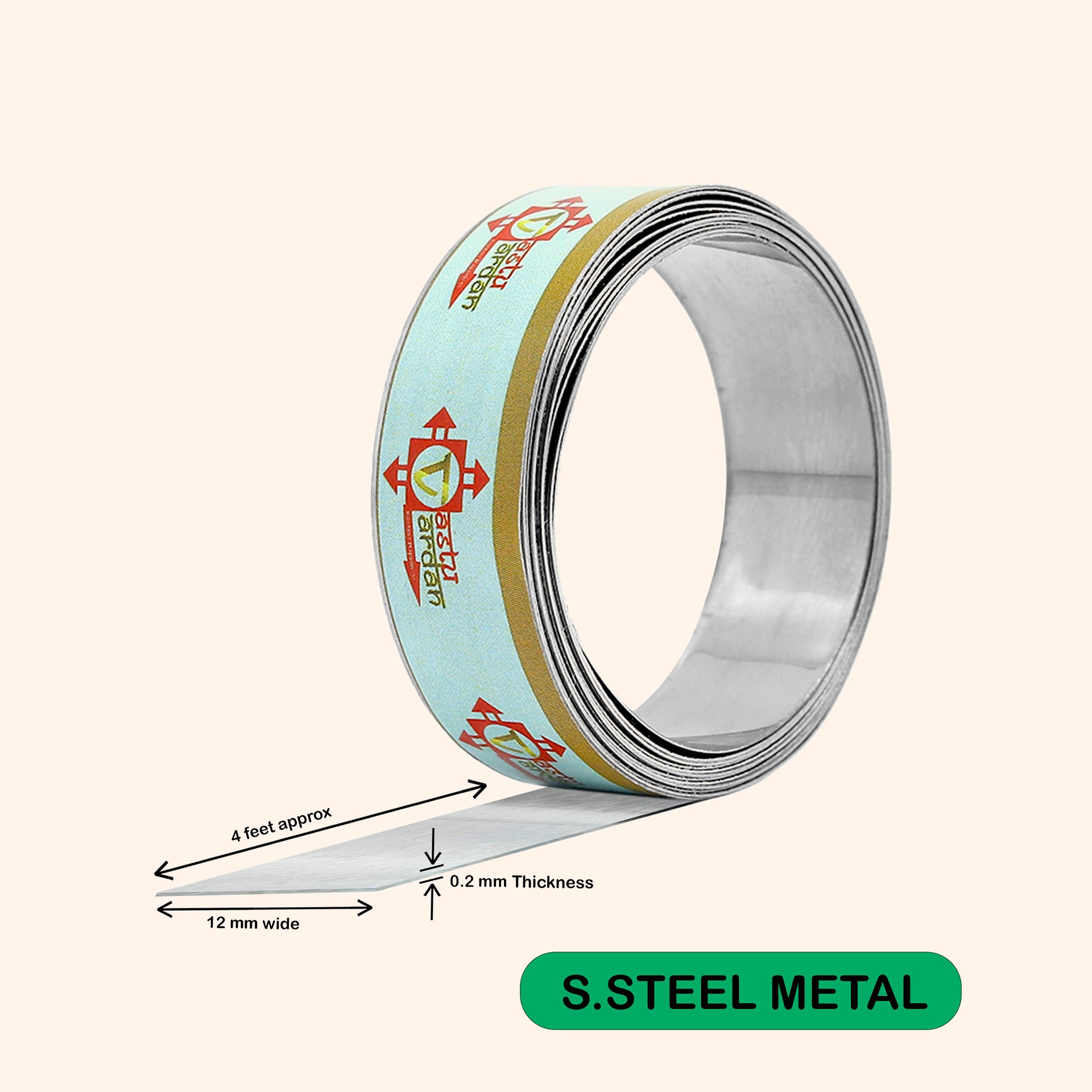 Destiny Star Stores 4 FEET 0.5 INCH STAINLESS STEEL STRIP