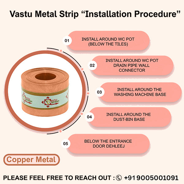 Destiny Star Stores 8 FEET 1 INCH COPPER STRIP