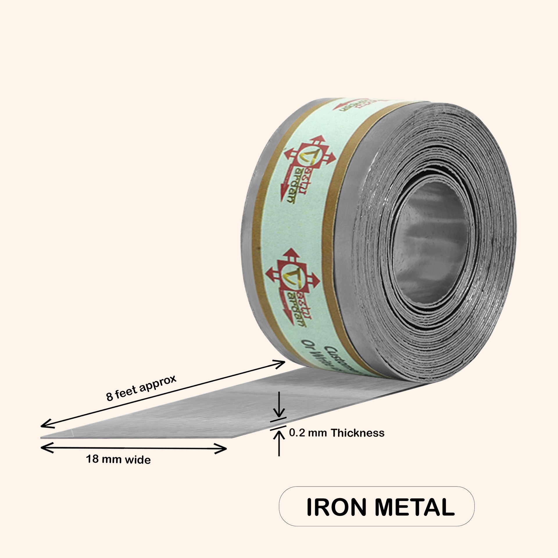 Destiny Star Stores 8 FEET 0.75 INCH IRON STRIP